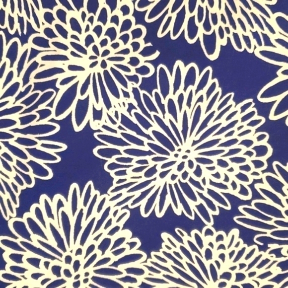 Liz Claiborne Blue Floral A Line skirt Size 14 - Picture 8 of 13